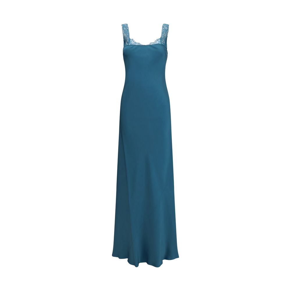 Forte_Forte Blue Acetate Long Dress